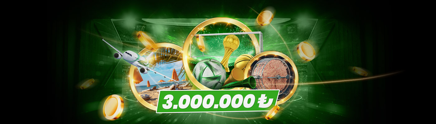 3.000.000 TL + TATİL ÖDÜLLÜ KUPON YARIŞMASI campaign